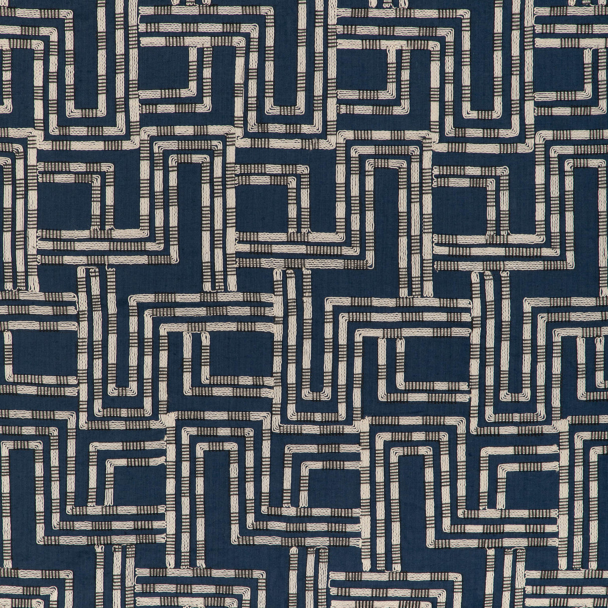 Lee Jofa CIRCUIT EMB AZURE Drapery Fabric