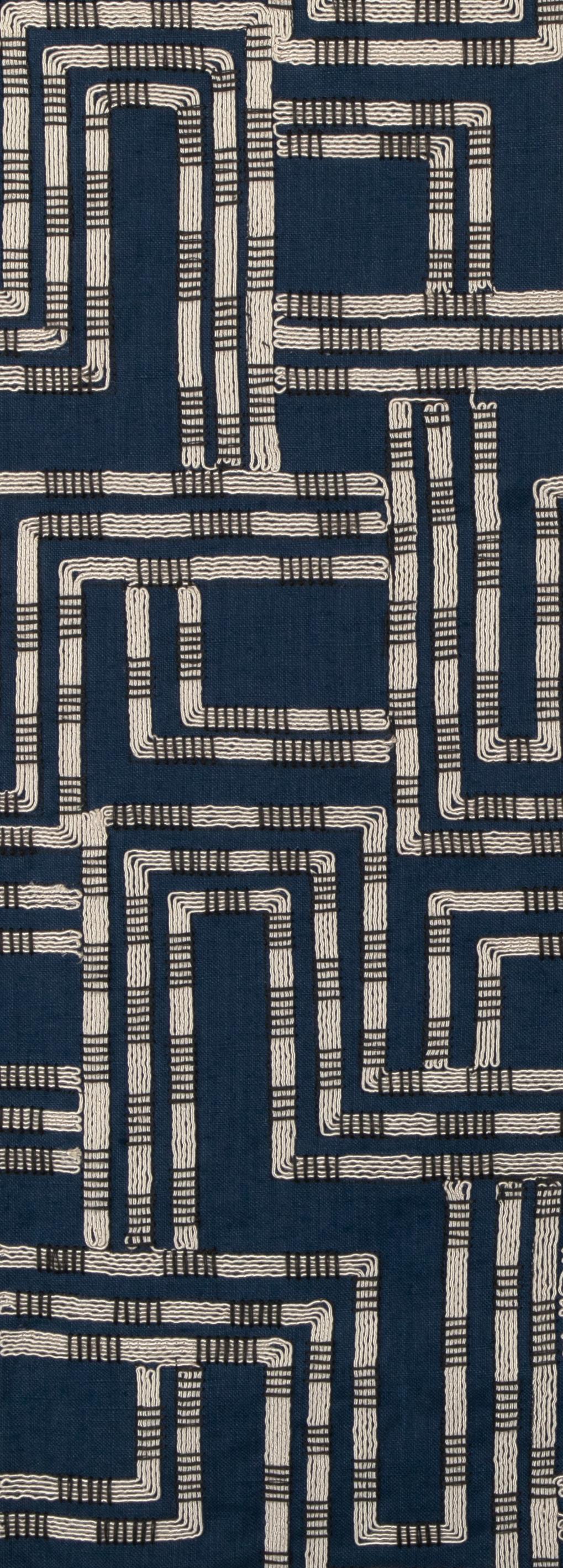 Lee Jofa CIRCUIT EMB AZURE Drapery Fabric