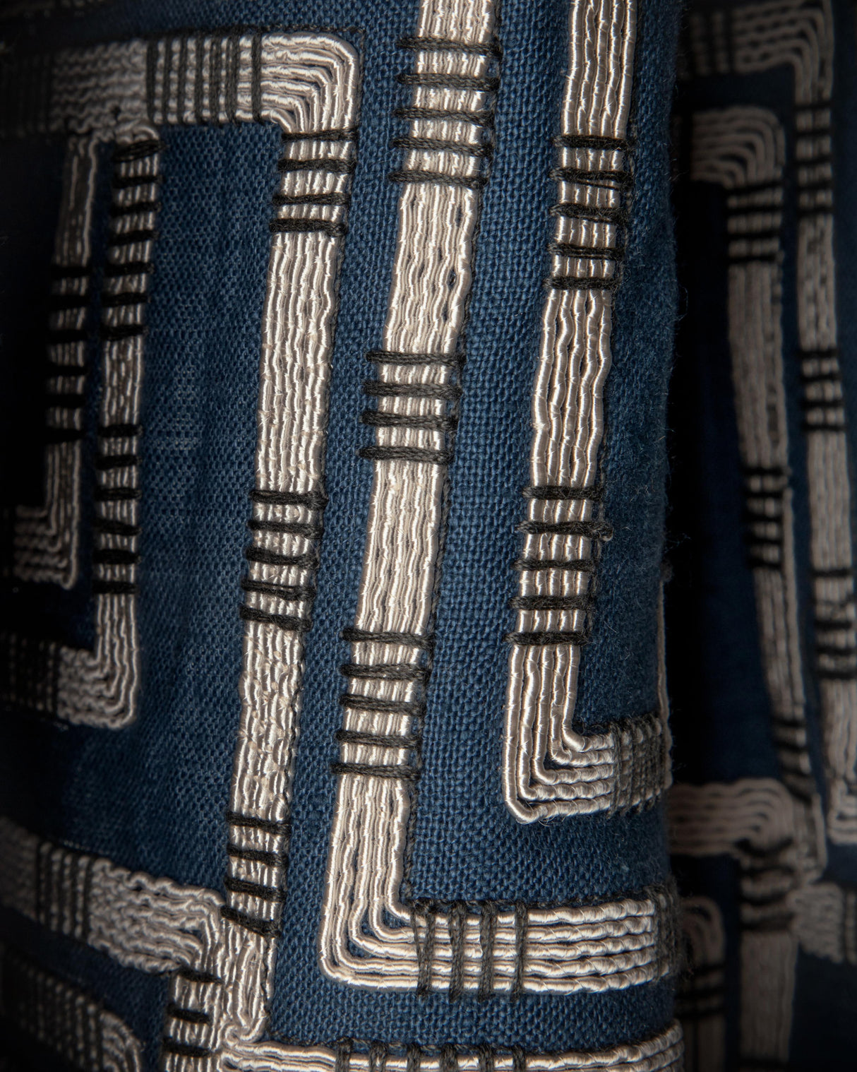 Lee Jofa CIRCUIT EMB AZURE Drapery Fabric