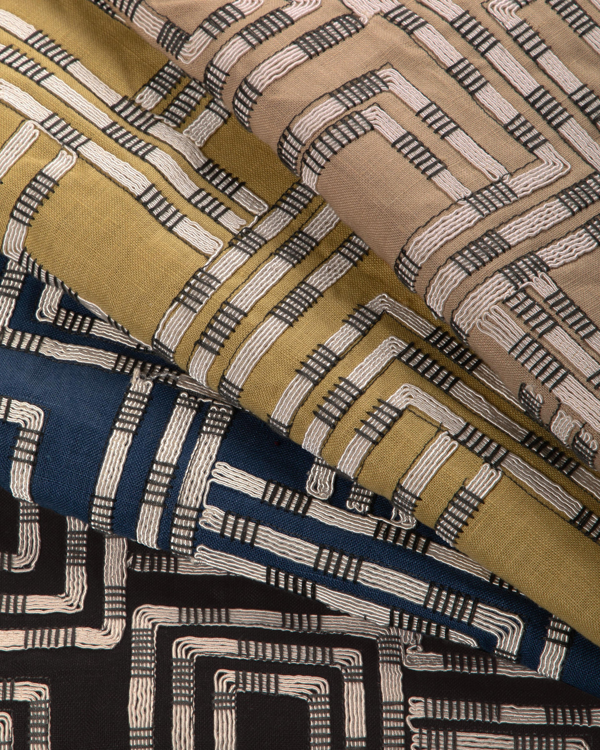 Lee Jofa CIRCUIT EMB OCHRE Drapery Fabric