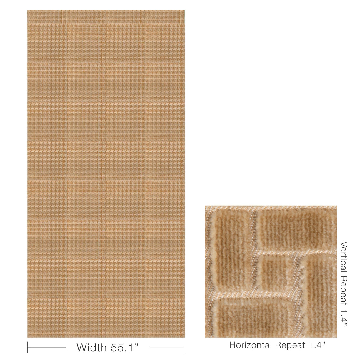 Lee Jofa FIELDSTONE VELVET CREAM Upholstery Fabric