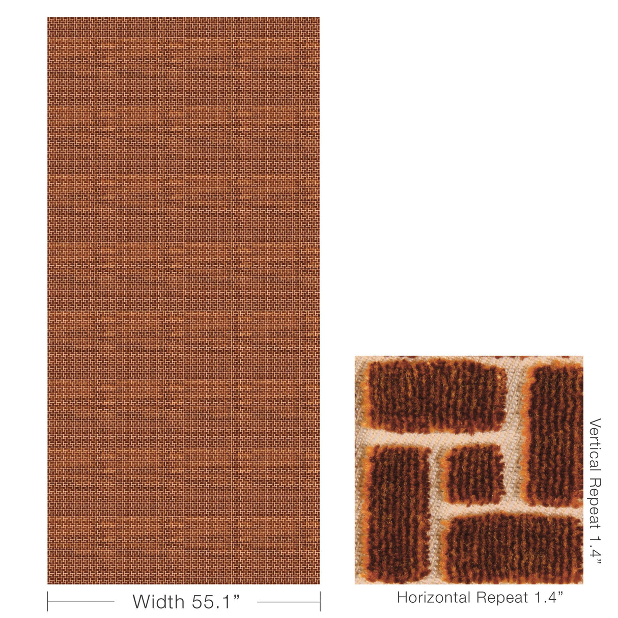 Lee Jofa FIELDSTONE VELVET SPICE Upholstery Fabric