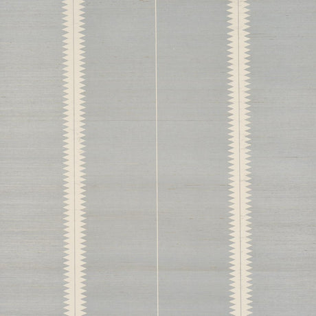 Schumacher Bristle Stripe Sisal Mineral Wallpaper