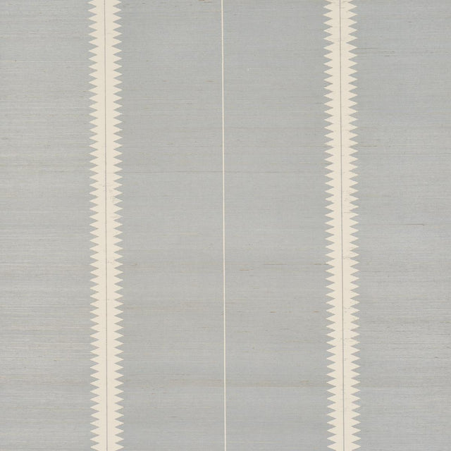 Schumacher Bristle Stripe Sisal Mineral Wallpaper