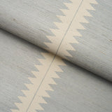 Schumacher Bristle Stripe Sisal Mineral Wallpaper