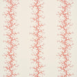 Schumacher Coral Stripe Coral Wallpaper