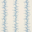 Schumacher Coral Stripe Blue Wallpaper