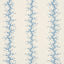 Schumacher Coral Stripe Blue Wallpaper