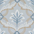 Schumacher Front Waltz Light Blue Wallpaper