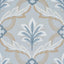 Schumacher Front Waltz Light Blue Wallpaper