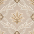 Schumacher Front Waltz Taupe Wallpaper
