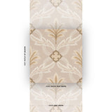 Schumacher Front Waltz Taupe Wallpaper