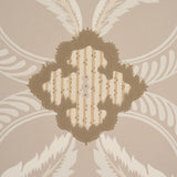 Schumacher Front Waltz Taupe Wallpaper