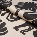 Schumacher Call Of The Jungle Black Fabric