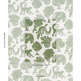 Schumacher Call Of The Jungle Forest Green Fabric