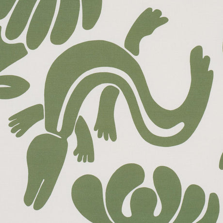 Schumacher Call Of The Jungle Forest Green Fabric