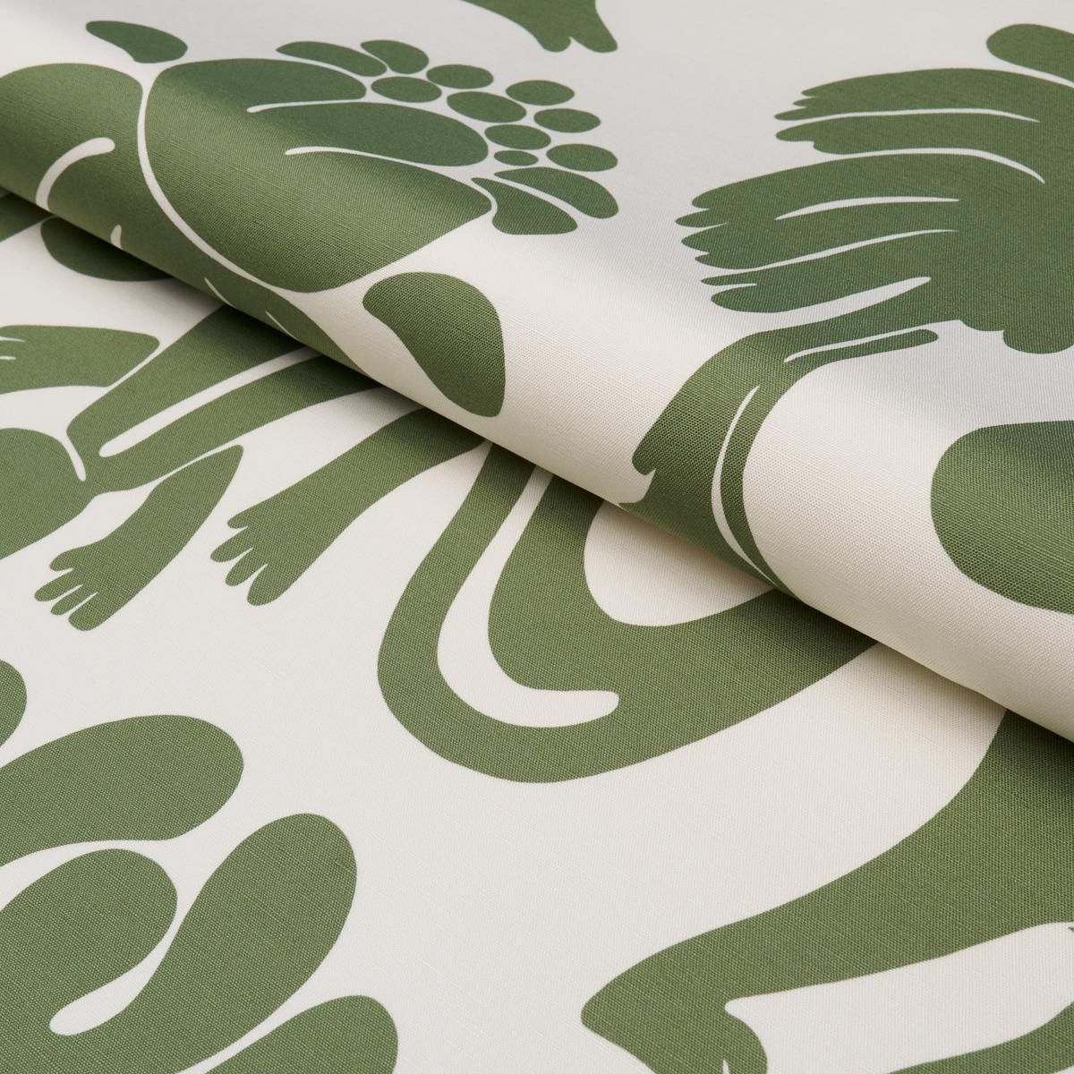 Schumacher Call Of The Jungle Forest Green Fabric