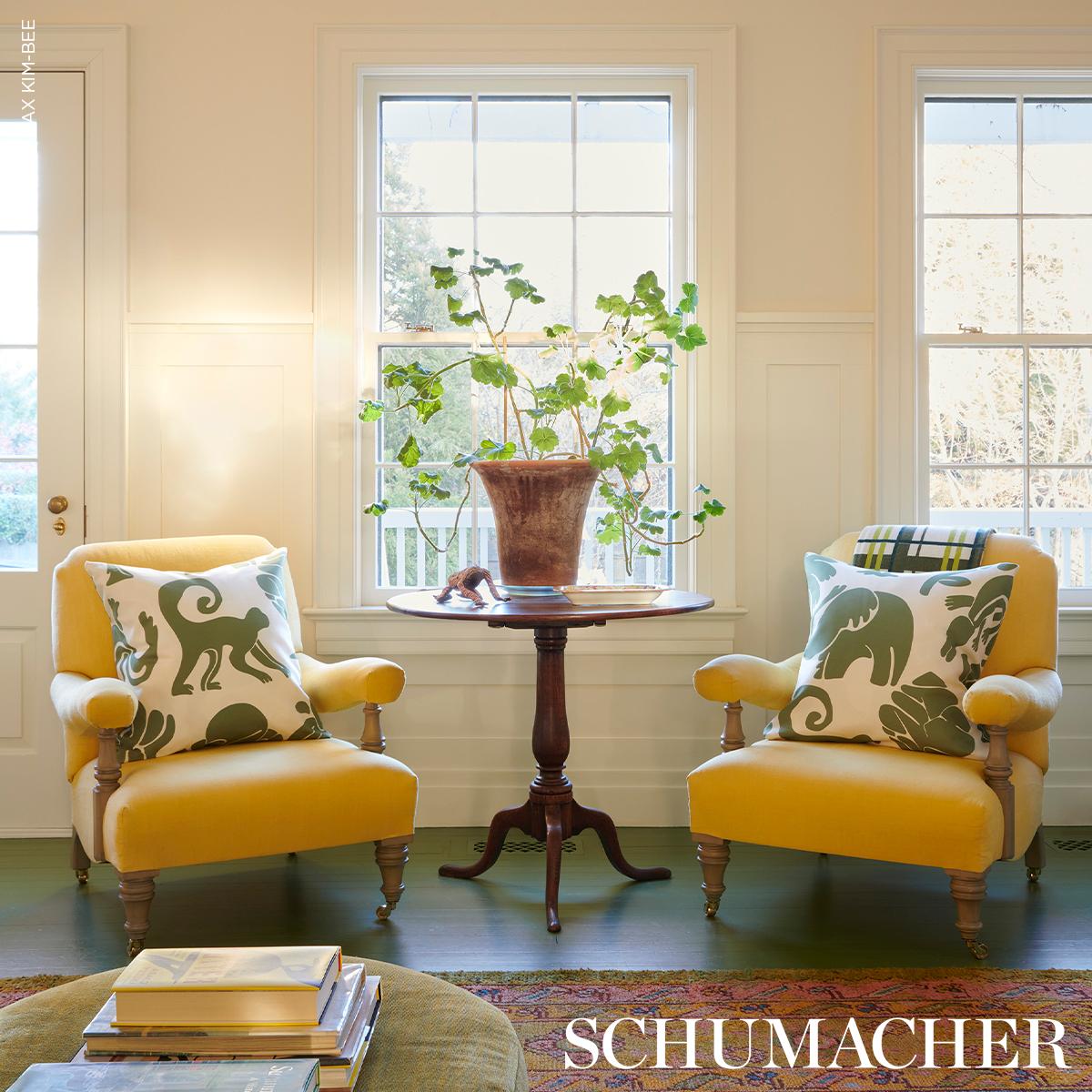 Schumacher Call Of The Jungle Forest Green Fabric