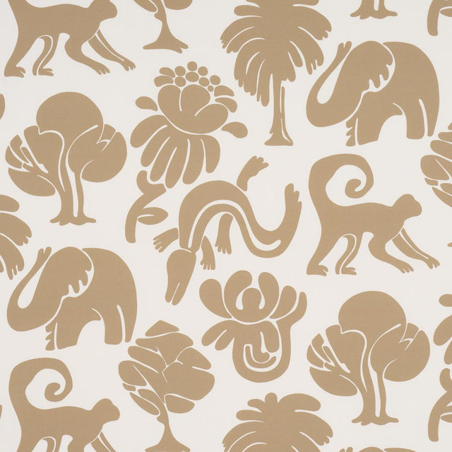 Schumacher Call Of The Jungle Neutral Fabric