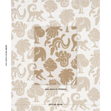 Schumacher Call Of The Jungle Neutral Fabric