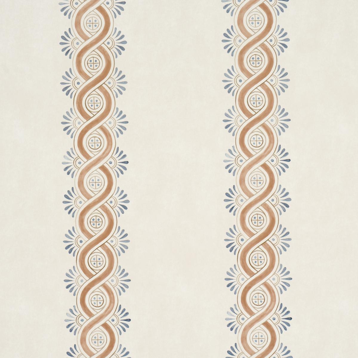 Schumacher Leonidis Stripe Saffron Wallpaper