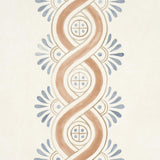 Schumacher Leonidis Stripe Saffron Wallpaper