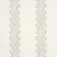 Schumacher Leonidis Stripe Blue Wallpaper