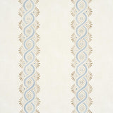 Schumacher Leonidis Stripe Blue Wallpaper