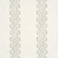 Schumacher Leonidis Stripe Blue Wallpaper