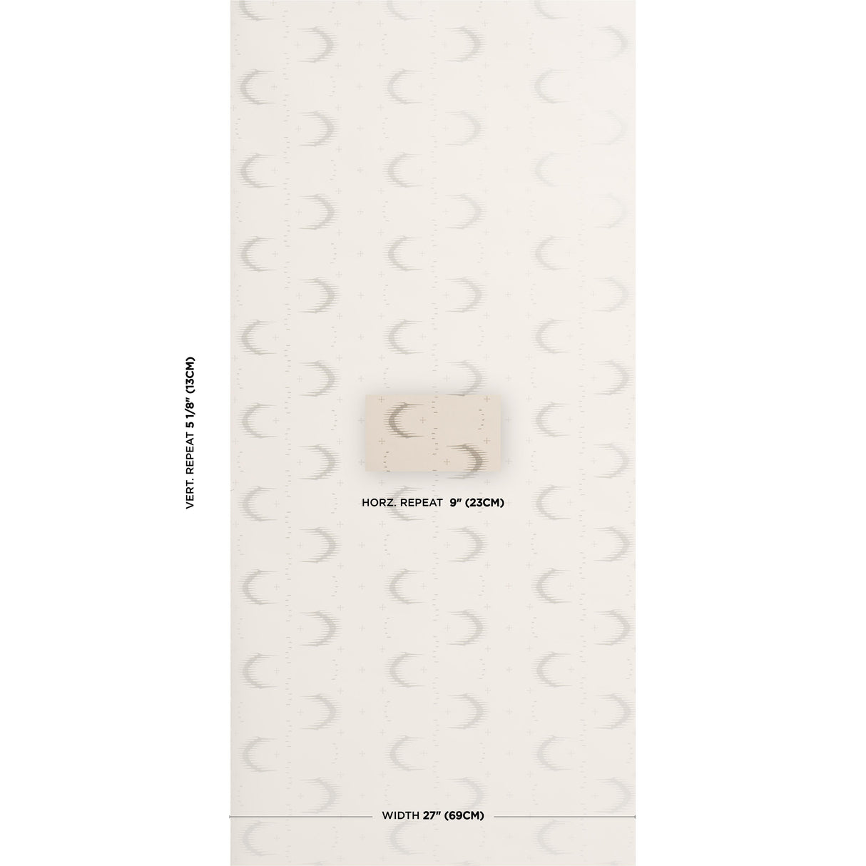 Schumacher Aristelle Warm Silver Wallpaper