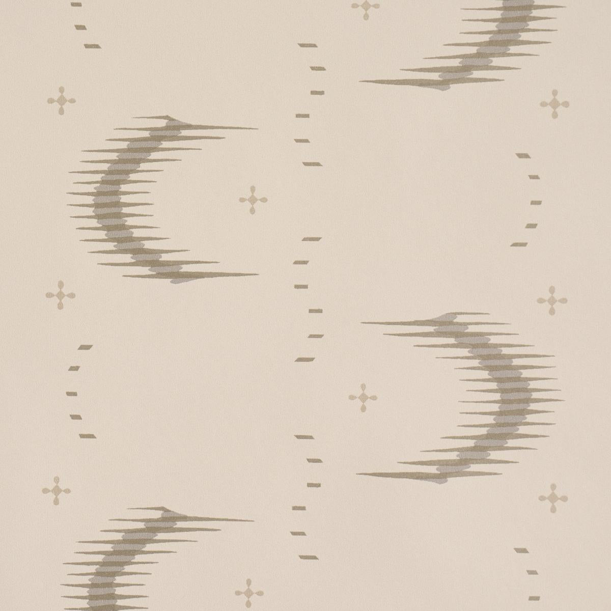 Schumacher Aristelle Warm Silver Wallpaper