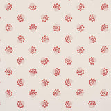 Schumacher Auclair Floral Red Wallpaper