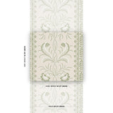 Schumacher Bell Flowers Green Wallpaper