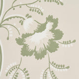 Schumacher Bell Flowers Green Wallpaper