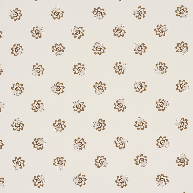 Schumacher Auclair Floral Brown Wallpaper