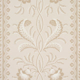 Schumacher Bell Flowers Neutral Wallpaper