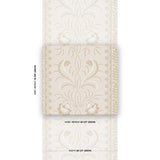 Schumacher Bell Flowers Neutral Wallpaper