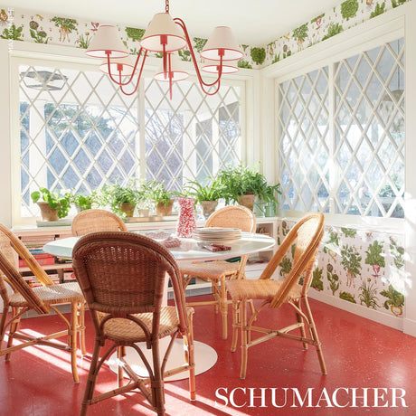 Schumacher Green Grocer Multi Wallpaper