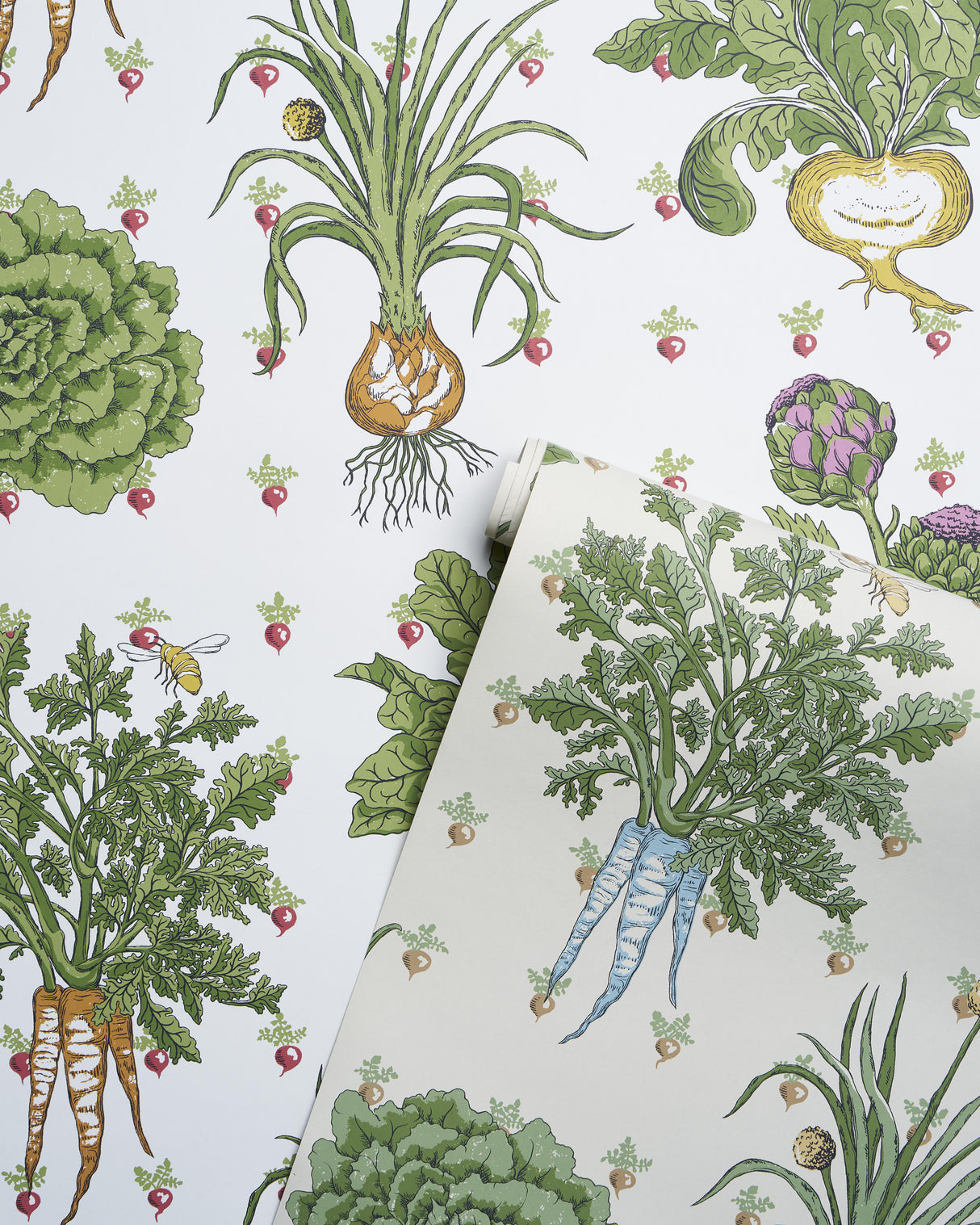 Schumacher Green Grocer Multi Wallpaper