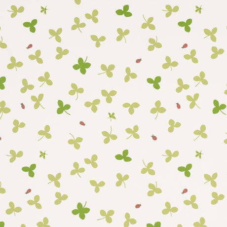 Schumacher Celia Clover Ivory Wallpaper