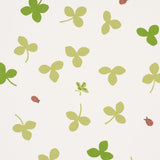 Schumacher Celia Clover Ivory Wallpaper
