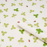 Schumacher Celia Clover Ivory Wallpaper