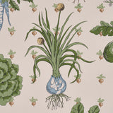 Schumacher Green Grocer Parchment Wallpaper