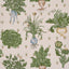 Schumacher Green Grocer Parchment Wallpaper