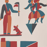 Schumacher Vally Circus Multi Wallpaper