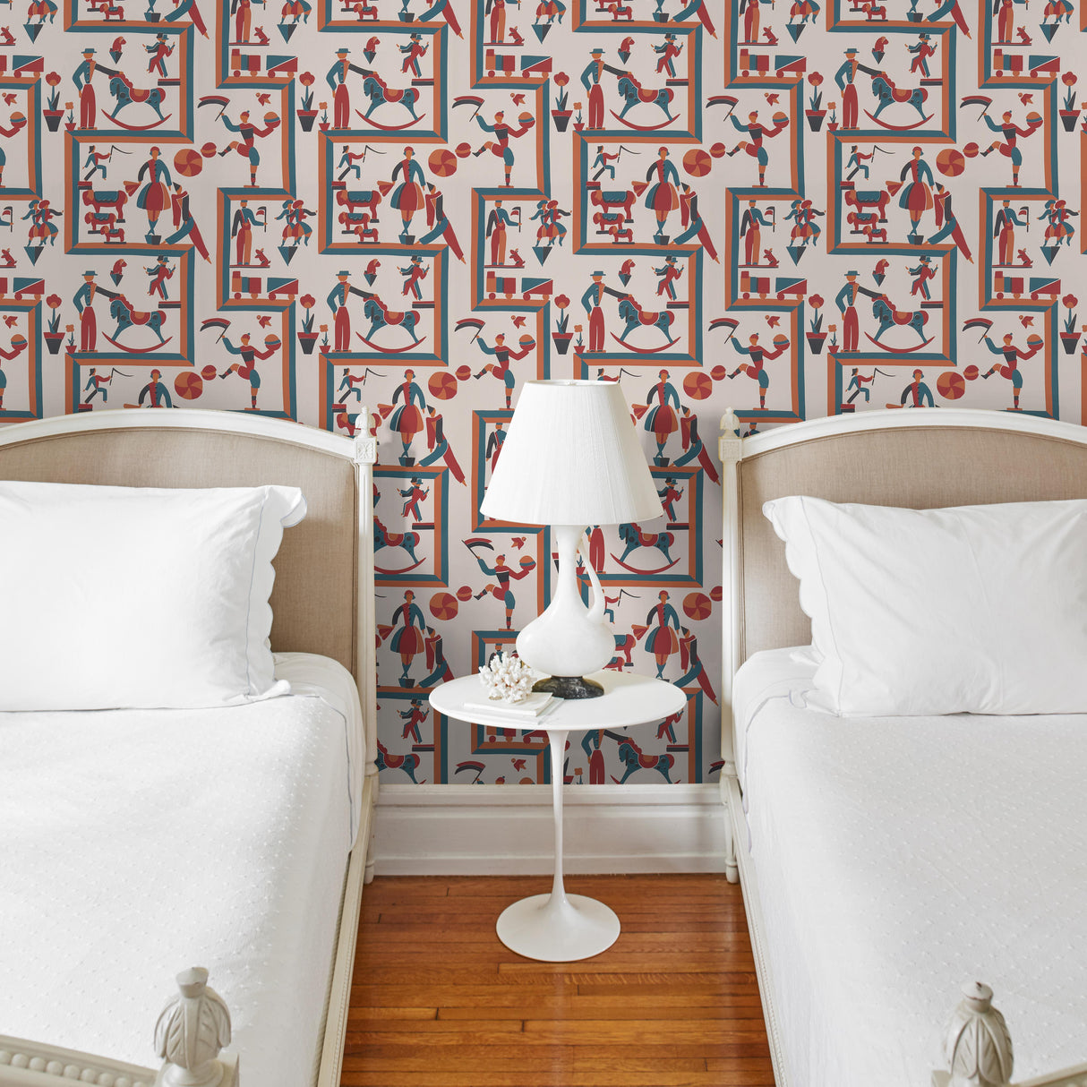 Schumacher Vally Circus Multi Wallpaper