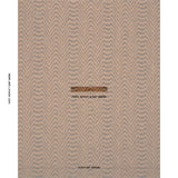 Schumacher Stepped Chevron Sepia Fabric