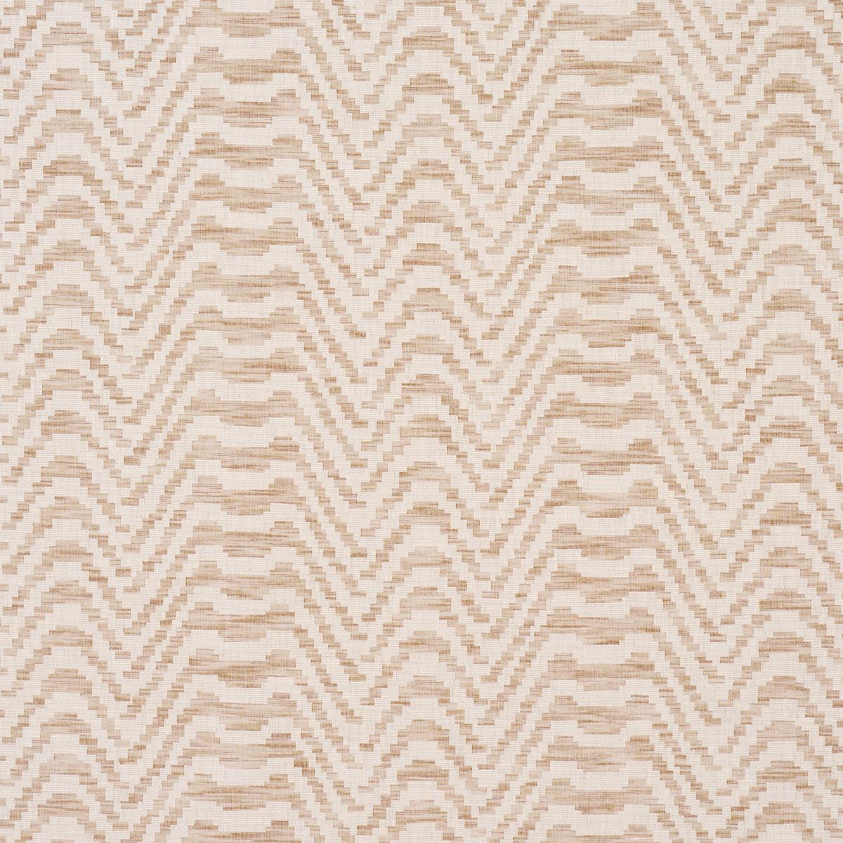 Schumacher Stepped Chevron Linen Fabric