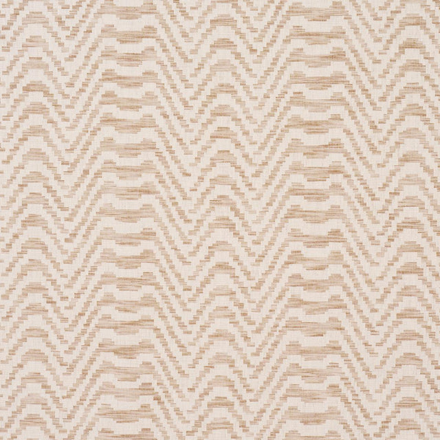 Schumacher Stepped Chevron Linen Fabric