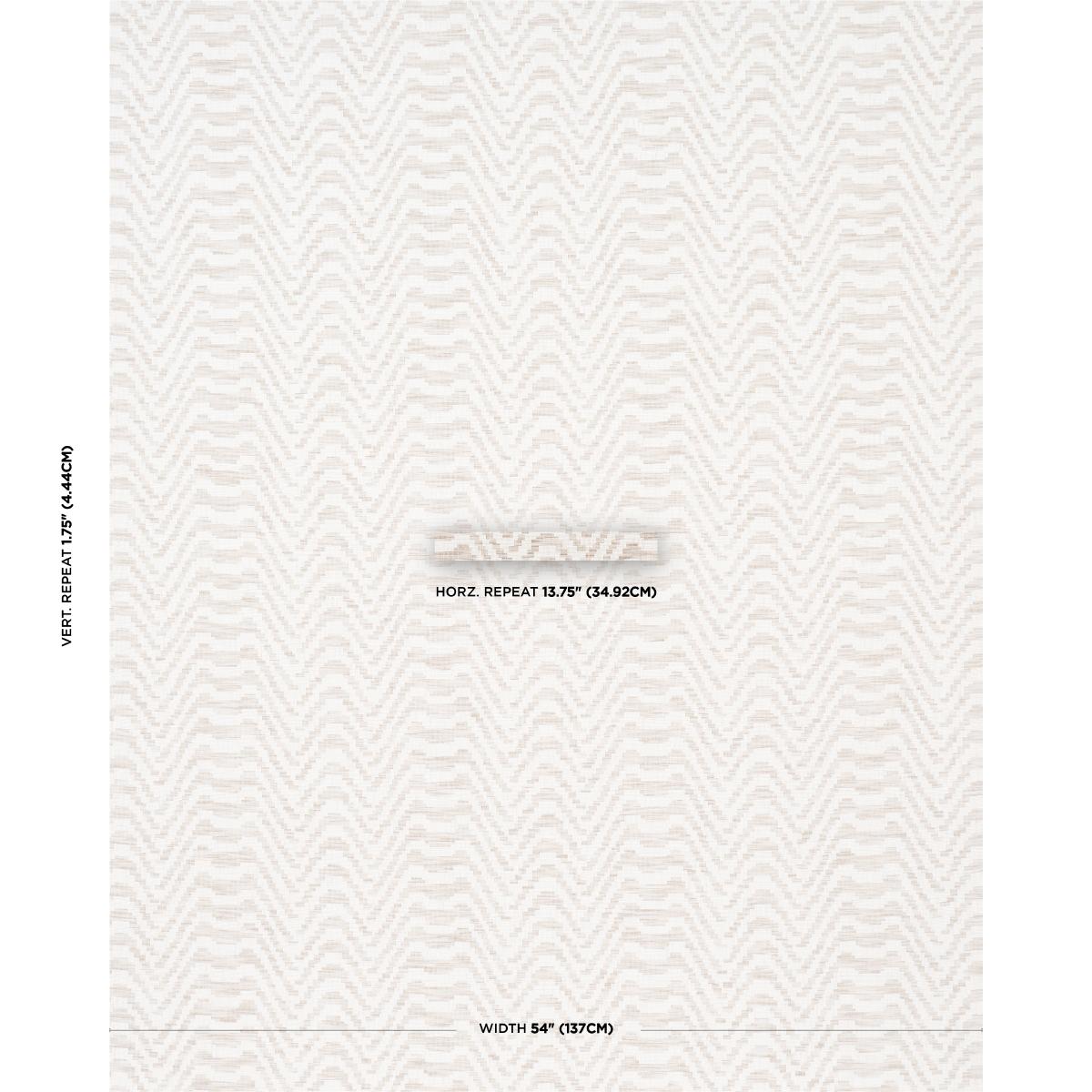 Schumacher Stepped Chevron Linen Fabric
